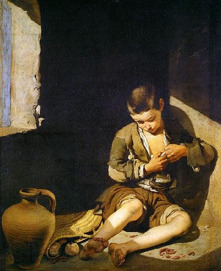 Bartolome Esteban Murillo The Young Beggar Norge oil painting art